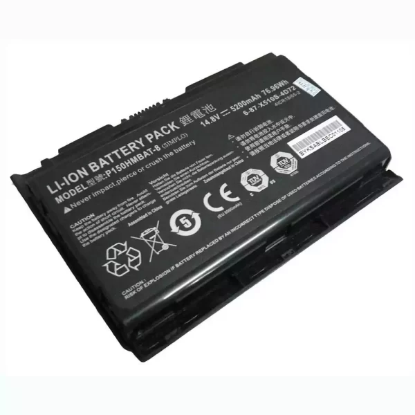 Originalna baterija za prenosnik Clevo P150HMBAT-8