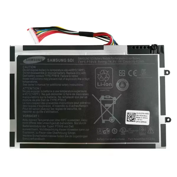 Originalna baterija za prenosnik DELL Alienware PT6V8