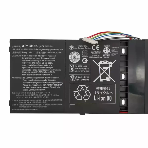 Originalna baterija za prenosnik ACER AP13B3K - Image 3