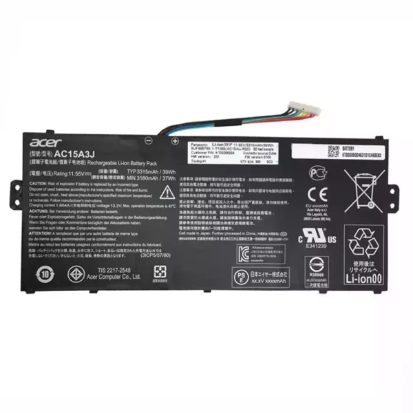 Originalna baterija za prenosnik ACER AC15A3J