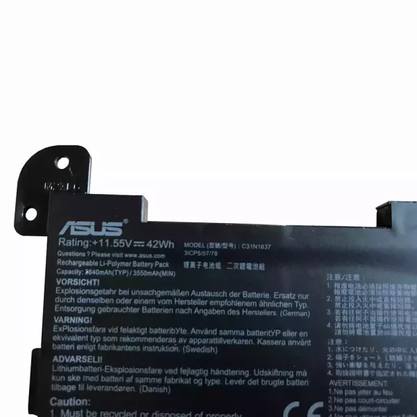 Originalna baterija za prenosnik ASUS C31N1637 - Image 3