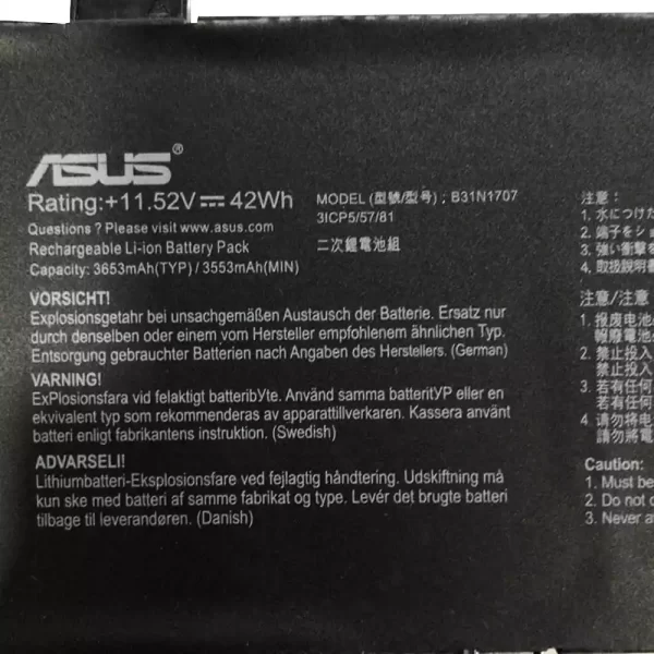 Originalna baterija za prenosnik ASUS VivoBook S14 S410UQ - Image 3
