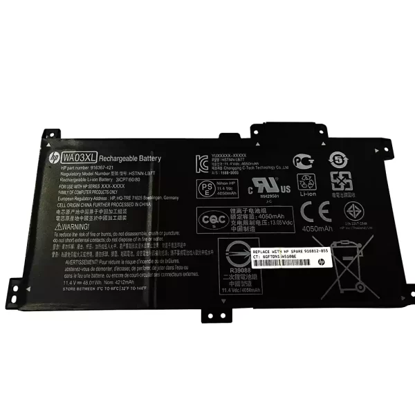 Originalna baterija za prenosnik HP WA03XL