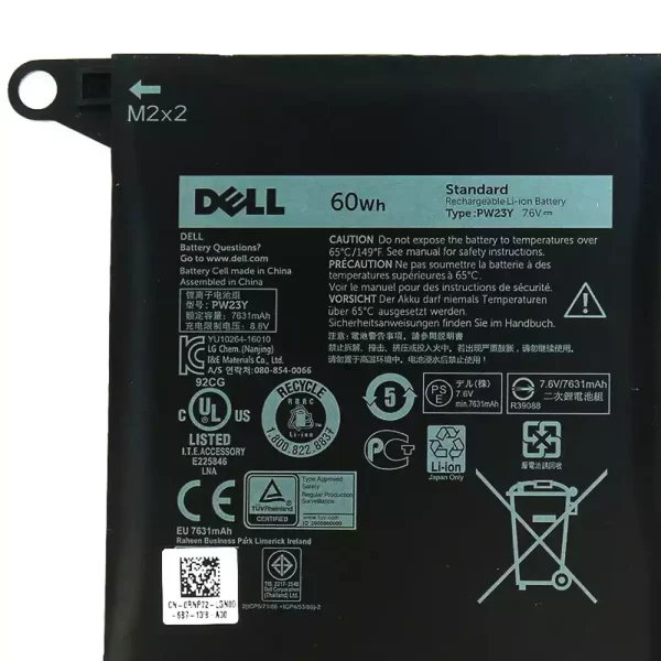 Originalna baterija za prenosnik DELL XPS 13 9360 - Image 3