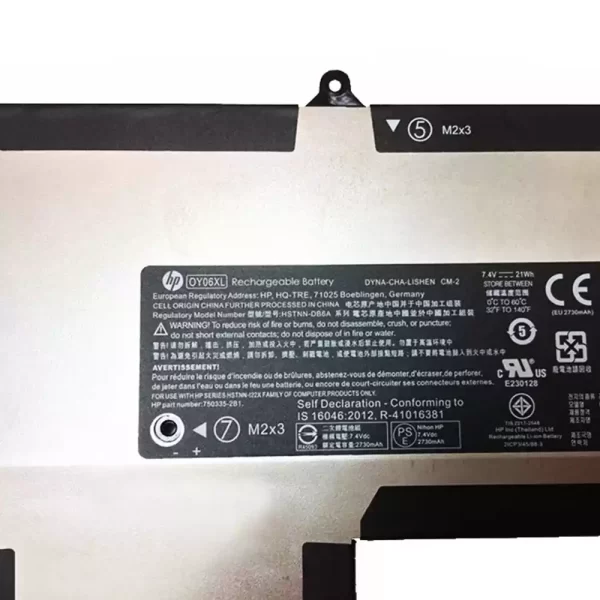 Originalna baterija za prenosnik HP OY06XL - Image 3