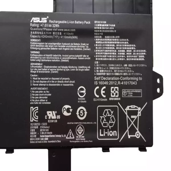 Originalna baterija za prenosnik ASUS Eeebook E502M - Image 3