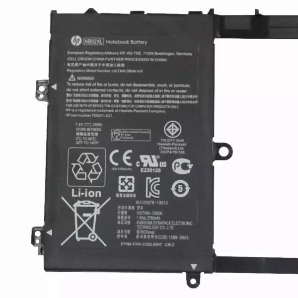 Originalna baterija za prenosnik HP NB02028XL - Image 3
