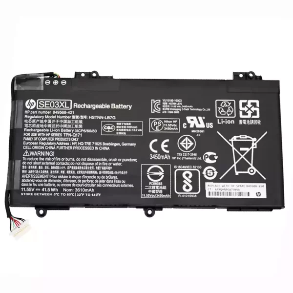Originalna baterija za prenosnik HP SE03XL