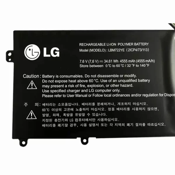 Originalna baterija za prenosnik LG LBM722YE - Image 2