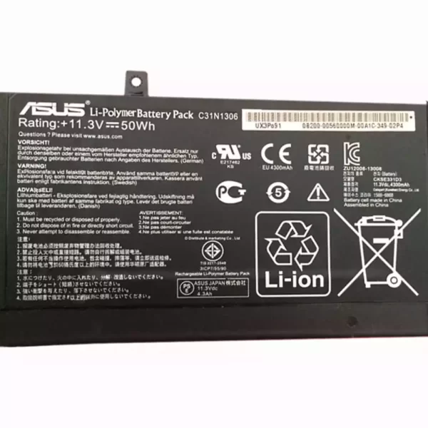 Originalna baterija za prenosnik ASUS ZenBook UX302L，ZenBook UX302LA，ZenBook UX302LG - Image 3