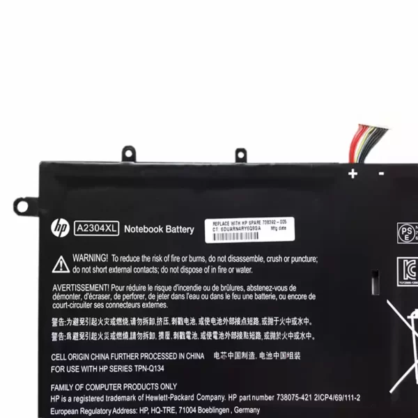 Originalna baterija za prenosnik HP A2304XL - Image 3