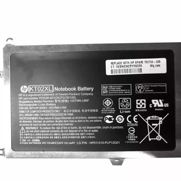 Originalna baterija za prenosnik HP KT02XL - Image 3