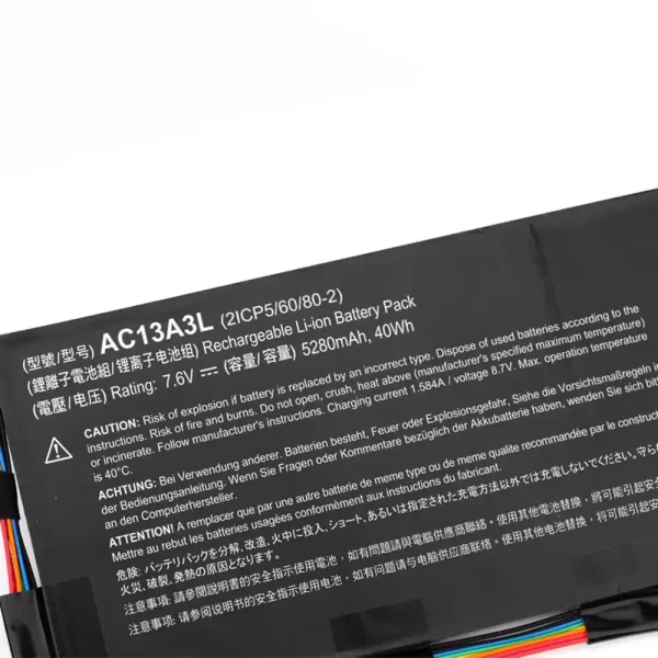 Originalna baterija za prenosnik ACER AC13A3L - Image 3