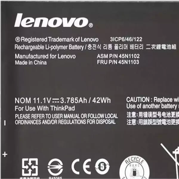 Originalna baterija za prenosnik LENOVO ThinkPad X1 Helix - Image 3