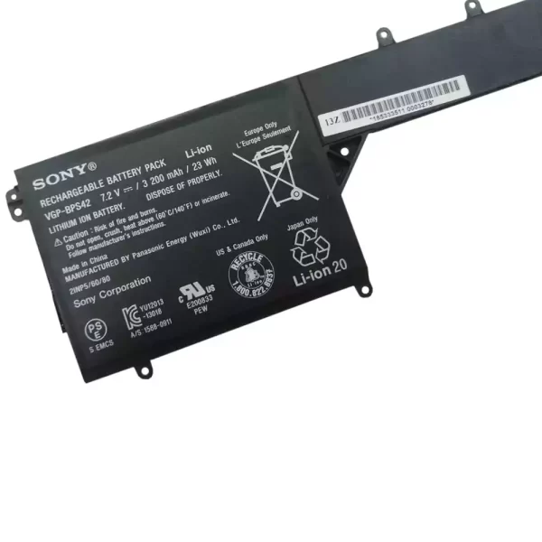 Originalna baterija za prenosnik SONY VGP-BPS42 - Image 3
