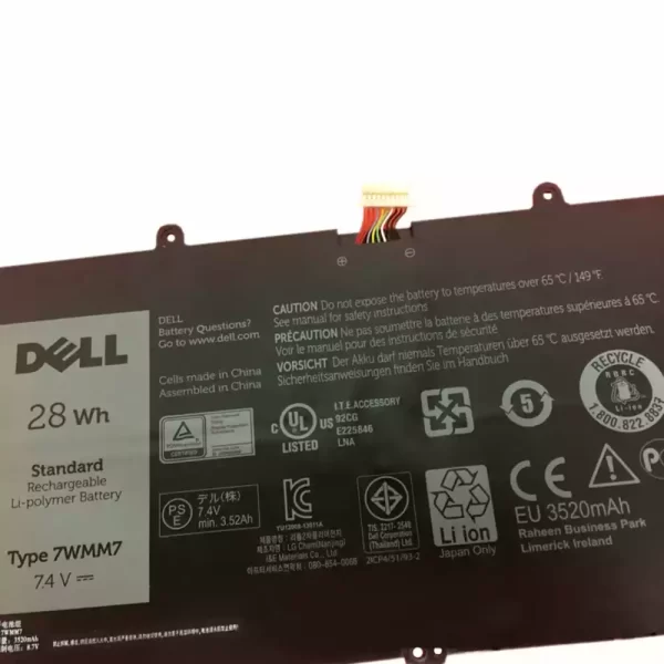 Originalna baterija za prenosnik DELL Venue 11 Pro Keyboard - Image 3