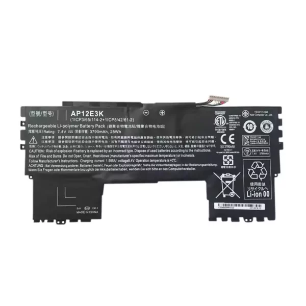 Originalna baterija za prenosnik ACER AP12E3K