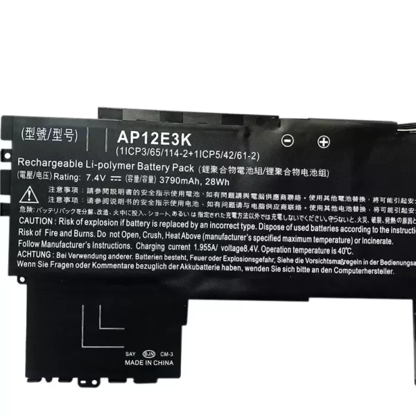 Originalna baterija za prenosnik ACER AP12E3K - Image 3