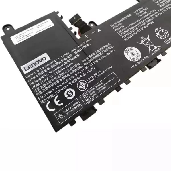 Originalna baterija za prenosnik Lenovo L17L3P54,01AV486,SB10K97630 - Image 3