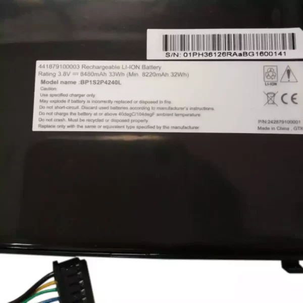 Originalna baterija za prenosnik Getac BP1S2P4240L,441879100003 - Image 2