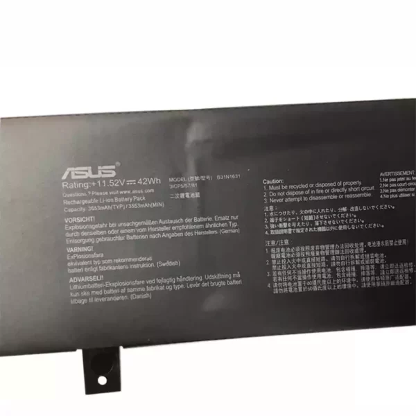 Originalna baterija za prenosnik ASUS B31N1631 - Image 3