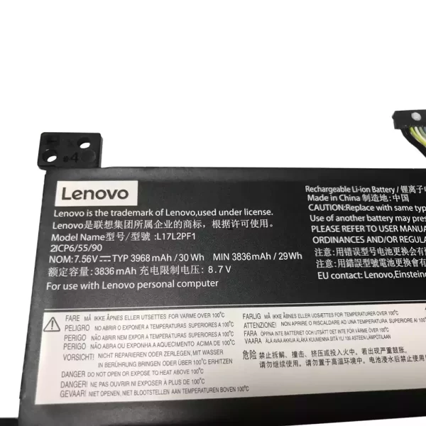 Originalna baterija za prenosnik LENOVO L17L2PF1 - Image 3