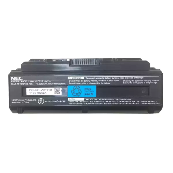 Originalna baterija za prenosnik NEC PC-VP-WP118,OP-570-76994
