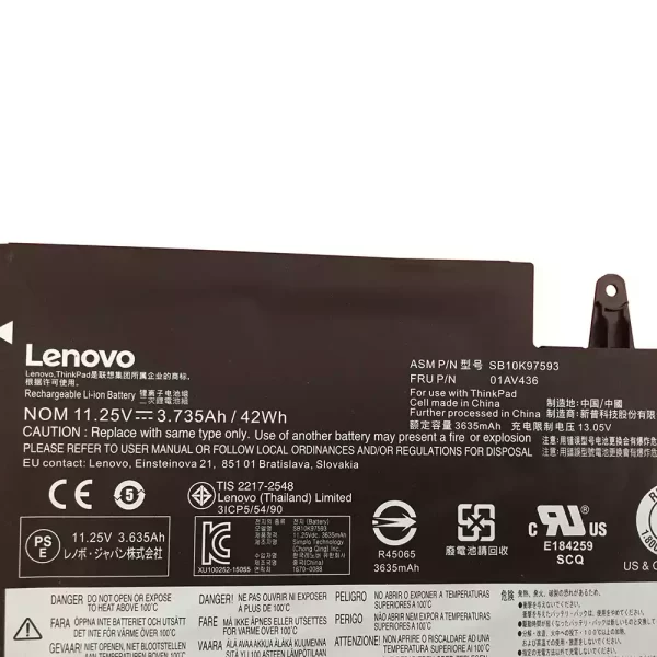 Originalna baterija za prenosnik LENOVO ThinkPad 13 Gen 2 - Image 3