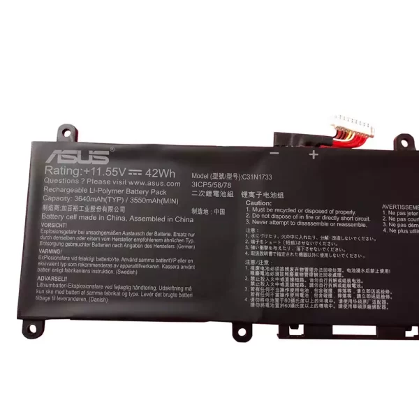 Originalna baterija za prenosnik ASUS VivoBook Flip 14 TP412UA - Image 2