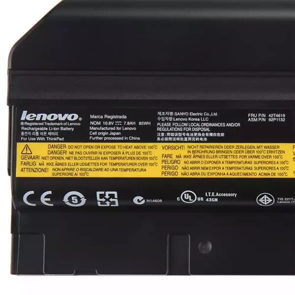 Originalna baterija za prenosnik LENOVO ThinkPad T500,ThinkPad R500,ThinkPad SL300,ThinkPad SL500 - Image 3