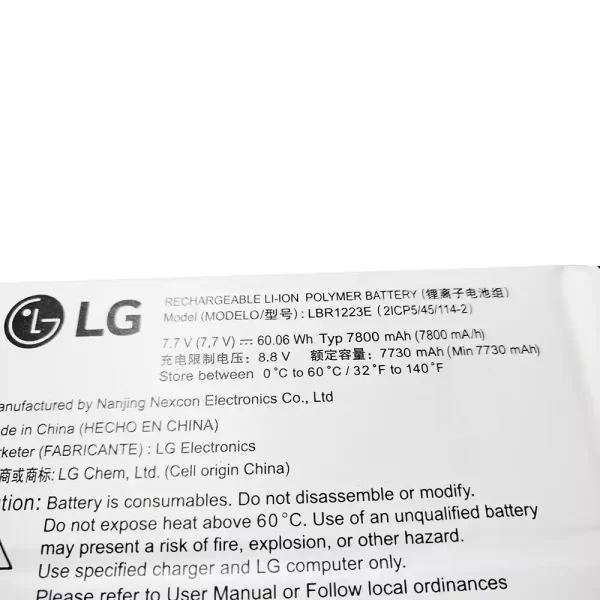 Originalna baterija za prenosnik LG LBR1223E - Image 3
