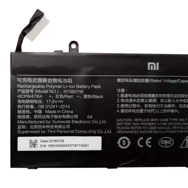 Originalna baterija za prenosnik Xiaomi N15B01W - Image 3