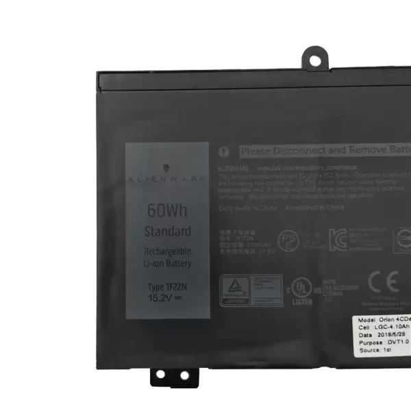 Originalna baterija za prenosnik ALIENWARE 1F22N,7F22N - Image 3