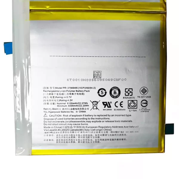 Originalna baterija za prenosnik Acer B3-A30,A3-A40,A3-A50 - Image 3