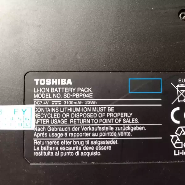 Originalna baterija za prenosnik TOSHIBA SD-PBP94E - Image 3