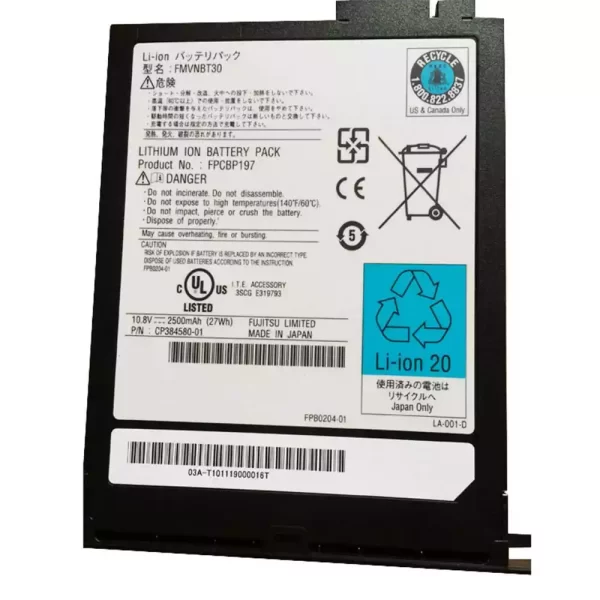 Originalna baterija za prenosnik Fujitsu FPCBP197,FMVNBT30 - Image 3