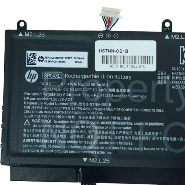 Originalna baterija za prenosnik HP SP04XL - Image 3