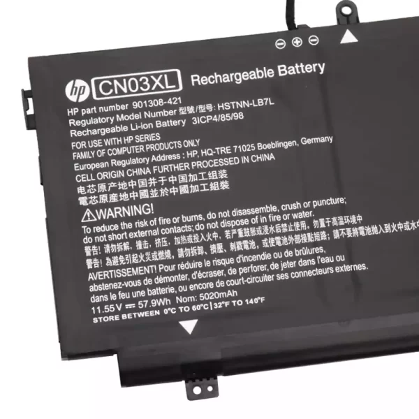 Originalna baterija za prenosnik HP CN03XL - Image 3