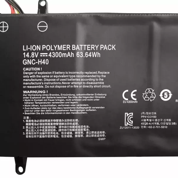 Originalna baterija za prenosnik Gigabyte P34V2 - Image 2
