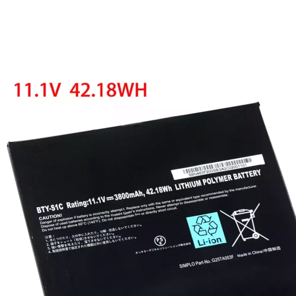 Originalna baterija za prenosnik MSI BTY-S1C - Image 3