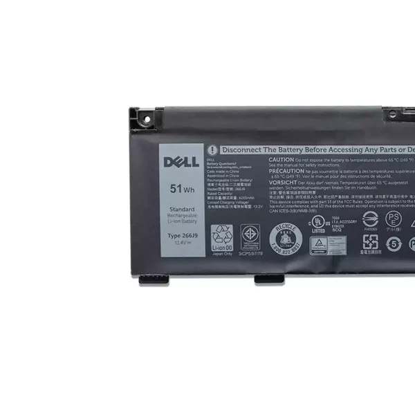 Originalna baterija za prenosnik DELL G3 15 3790 3590 3779,G5 5587 5590 - Image 3