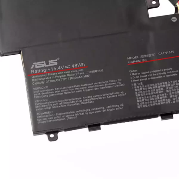 Originalna baterija za prenosnik ASUS PRO B9440UA B9440FA - Image 3
