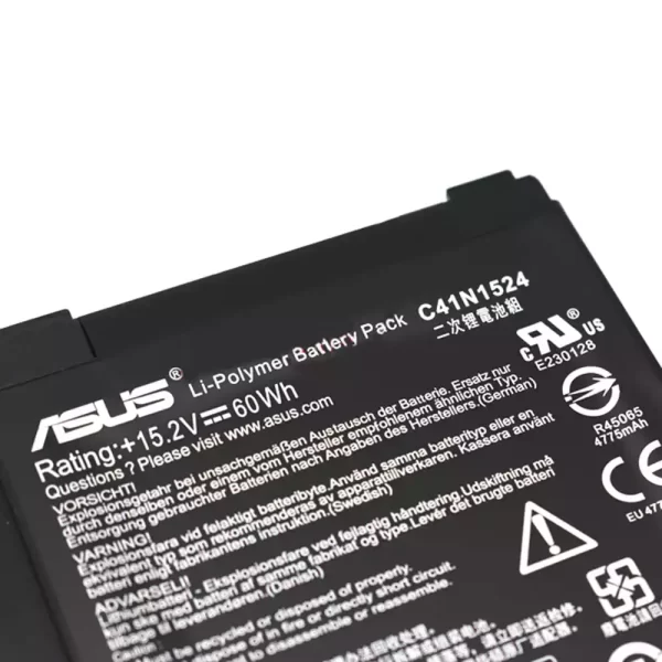 Originalna baterija za prenosnik ASUS ZenBook Pro N501JW,N501VW - Image 3