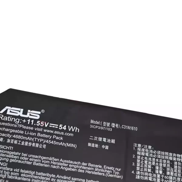Originalna baterija za prenosnik ASUS Zenbook UX330 UX330U UX330CA,U3000C - Image 3