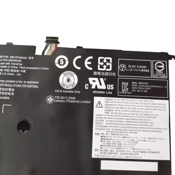 Originalna baterija za prenosnik LENOVO SB10F46440,00HW002 - Image 4