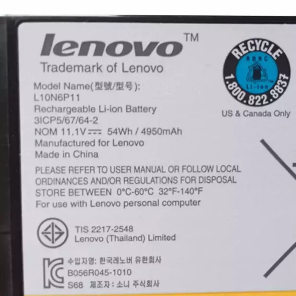 Originalna baterija za prenosnik LENOVO IdeaPad U400 U470 - Image 3