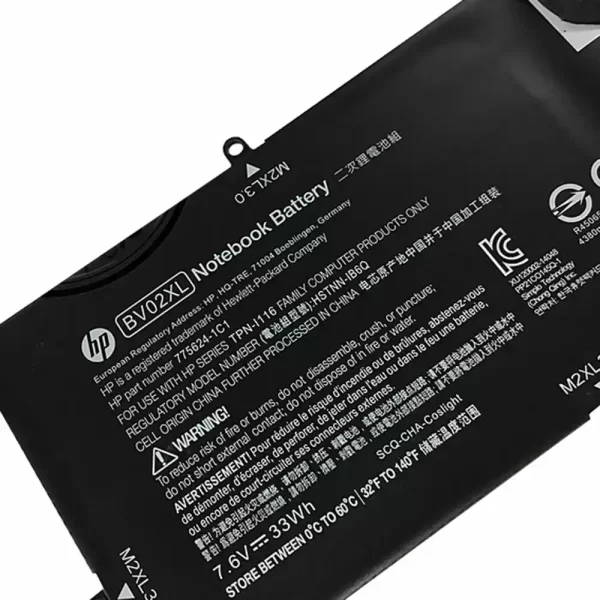 Originalna baterija za prenosnik HP HSTNN-IB6Q TPN-I116 775624-1C1 776621-001 - Image 3