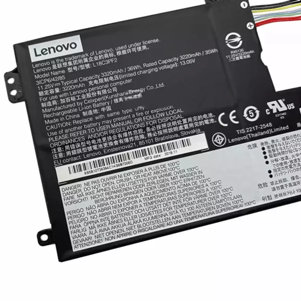Originalna baterija za prenosnik LENOVO L18C3PF2,L18D3PF1 - Image 3