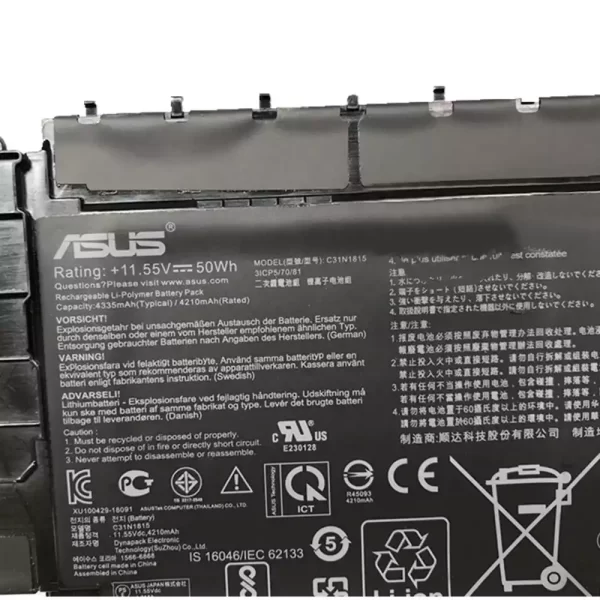 Originalna baterija za prenosnik ASUS C31N1815 - Image 3
