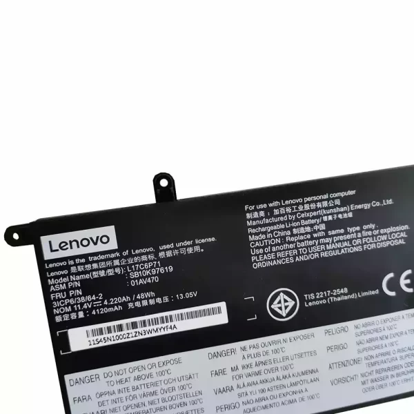 Originalna baterija za prenosnik LENOVO L17C6P71,L17M6P71 - Image 3